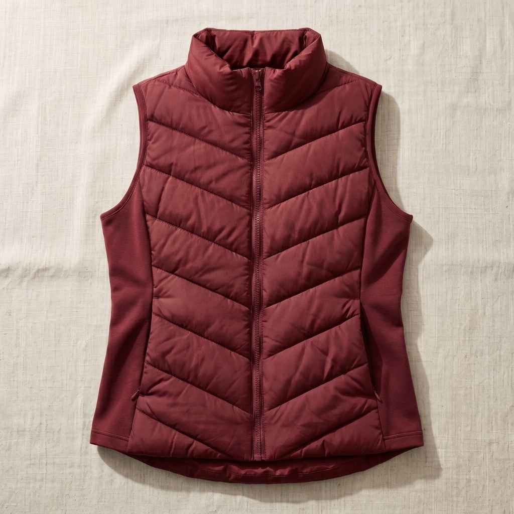 Sablemere Quilted Gilet - Burgundy
