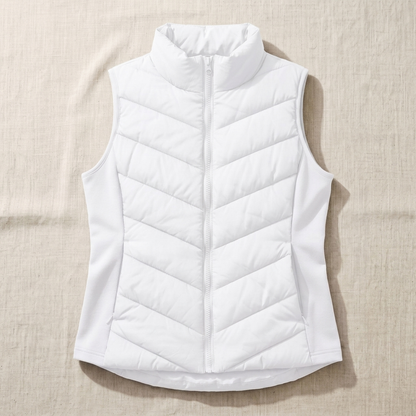 Sablemere Quilted Gilet - White