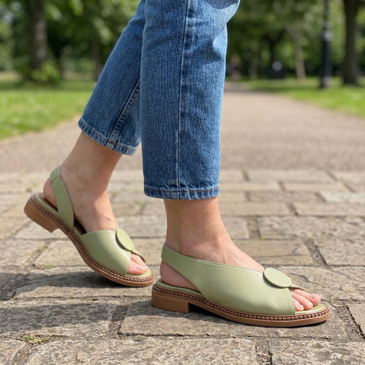 Sagewick Elegant Leather-Look Sandals