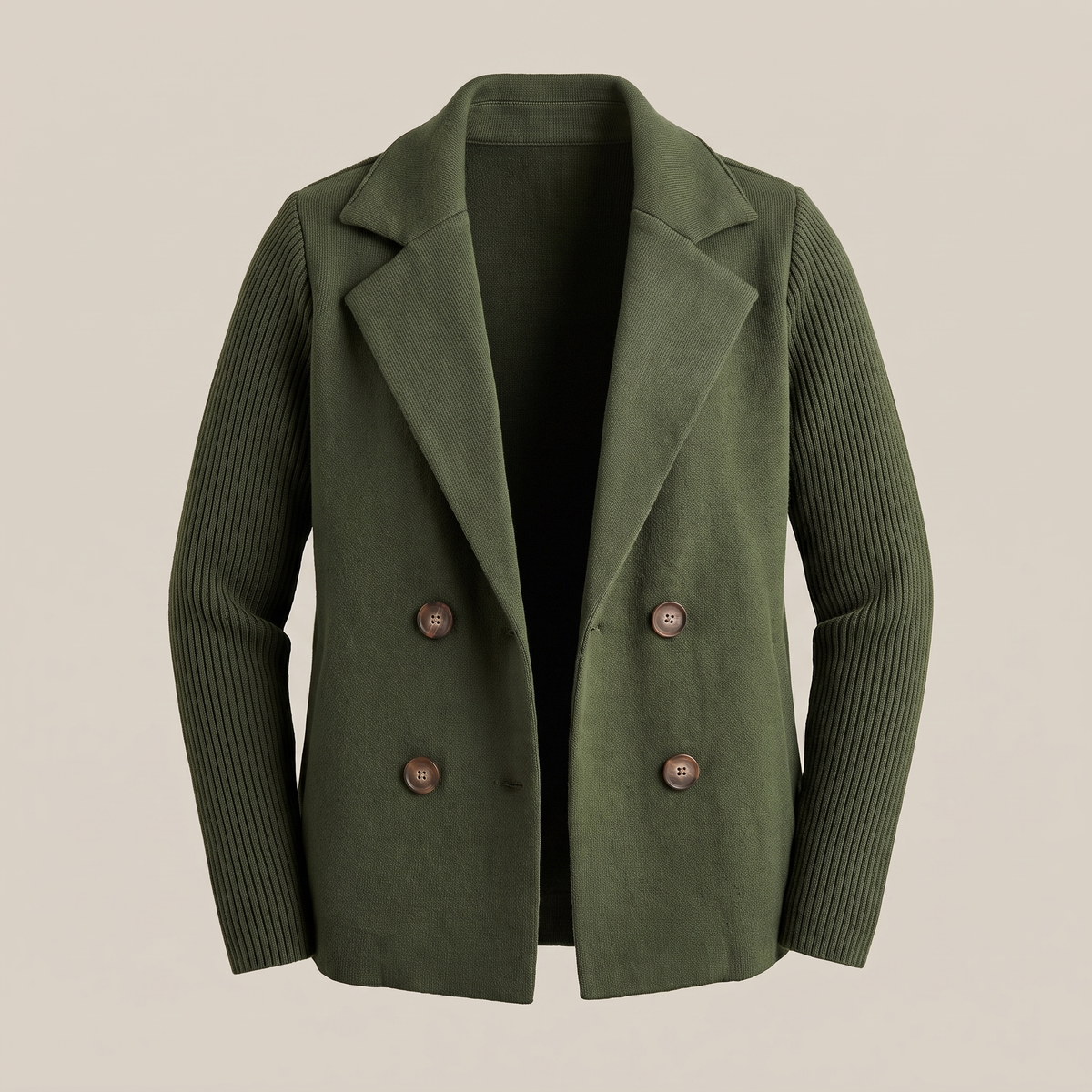 Sasha Casual Blazer Coat - Green