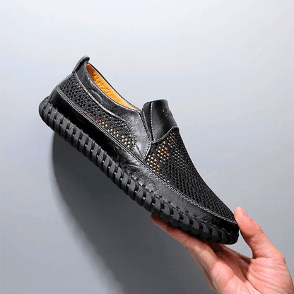 Sebastian Mesh Loafers - Black