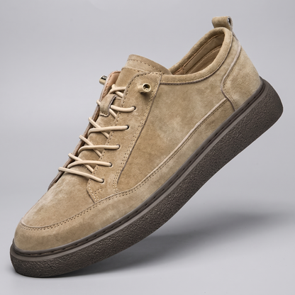 Sebastien Suede-Look Sneakers - Camel