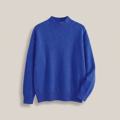 Seraphine Roll Neck Jumper - Blue