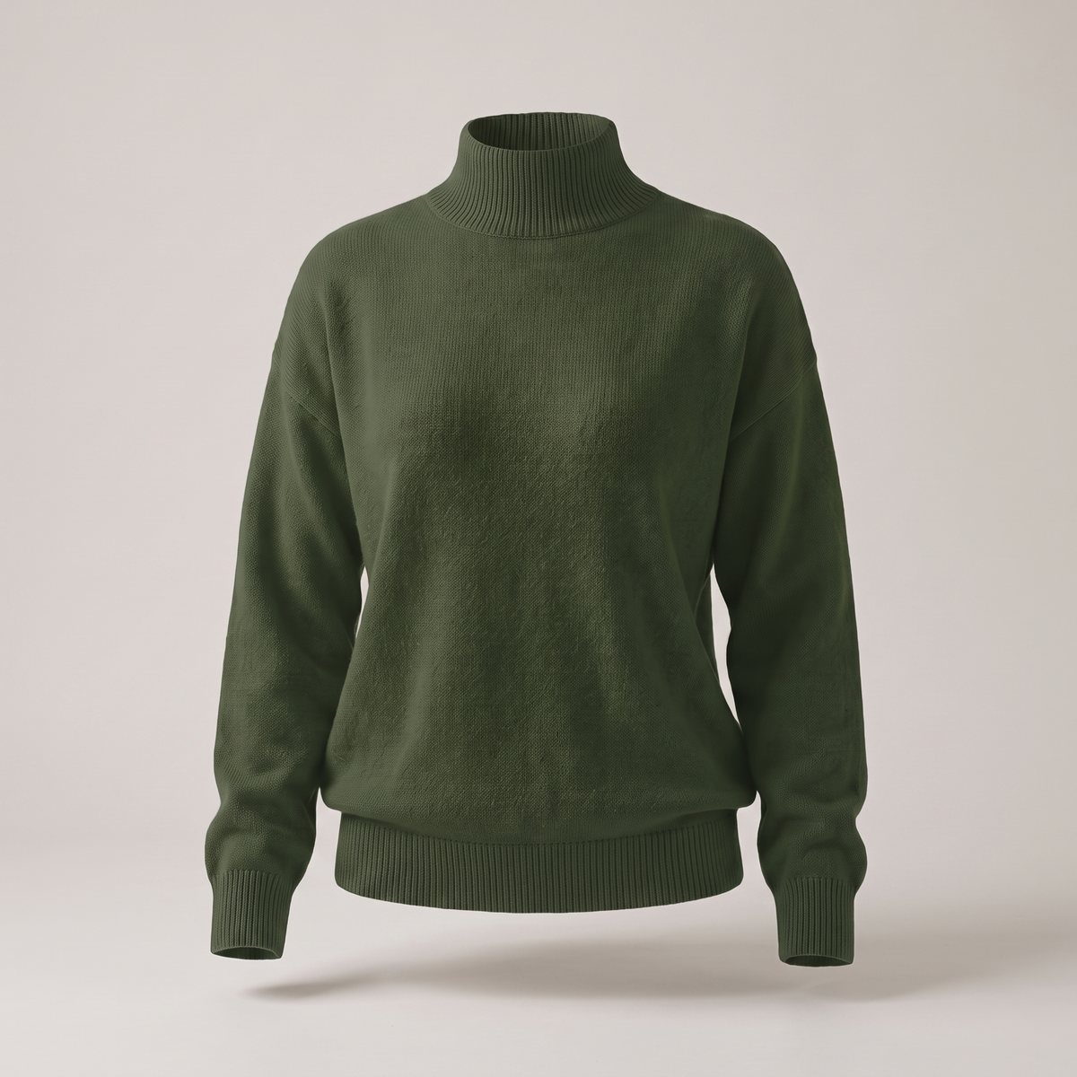 Seraphine Roll Neck Jumper - Green