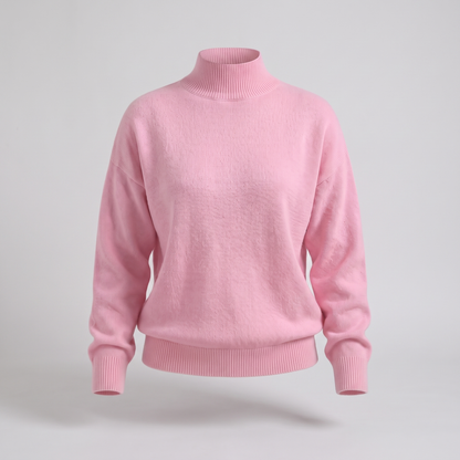 Seraphine Roll Neck Jumper - Light Pink