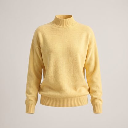 Seraphine Roll Neck Jumper - Yellow