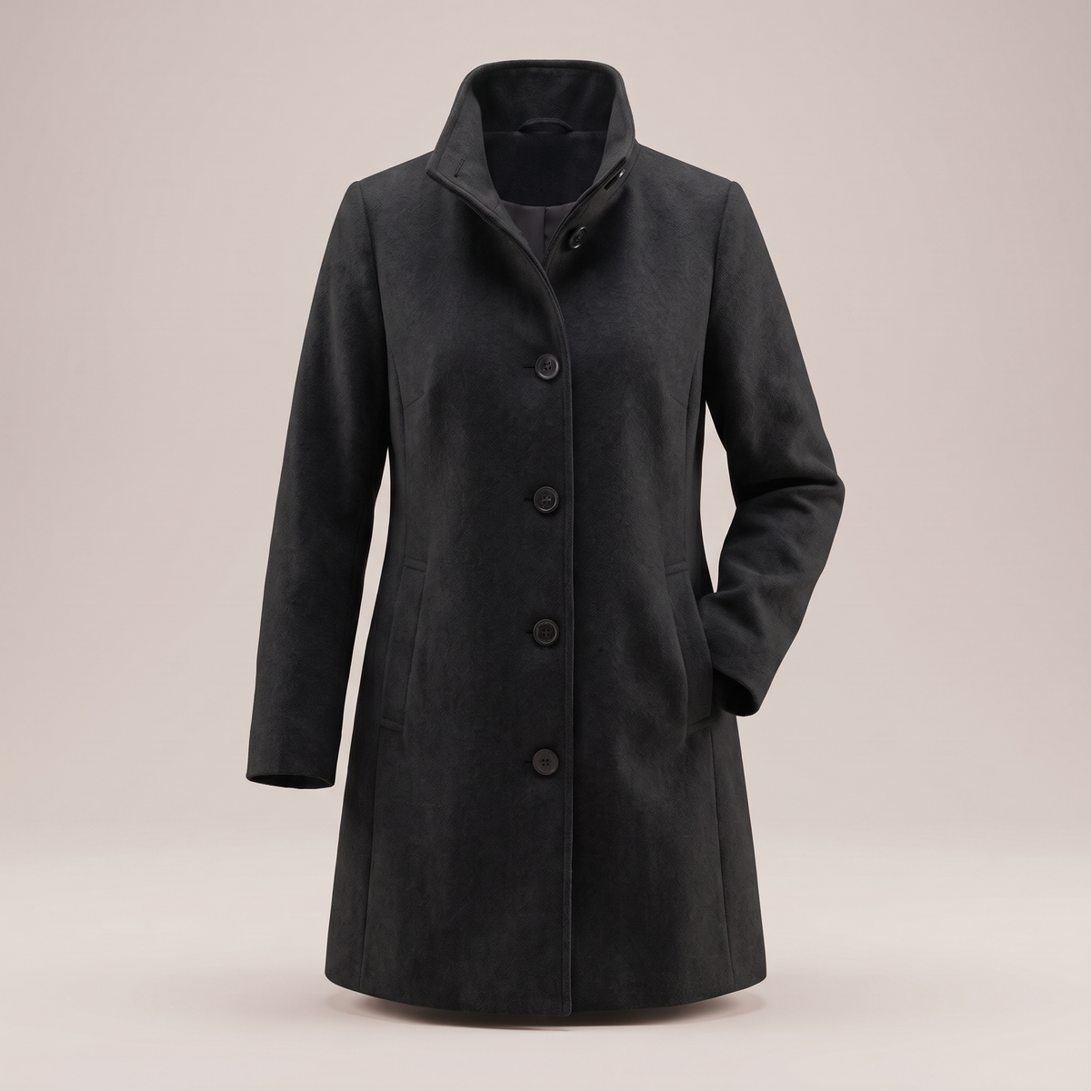 Serena Heritage Coat - Black
