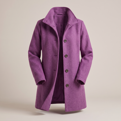 Serena Heritage Coat - Purple
