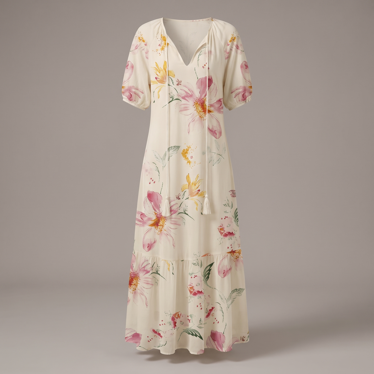 Serene Maxi Dress - Beige