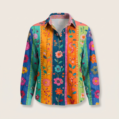 Serene Fit Blouse - Multicolour