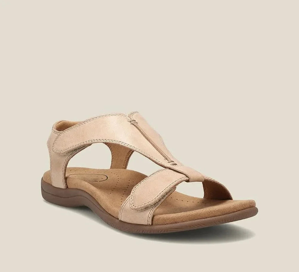 Serenity Fit Comfort Sandals - Beige