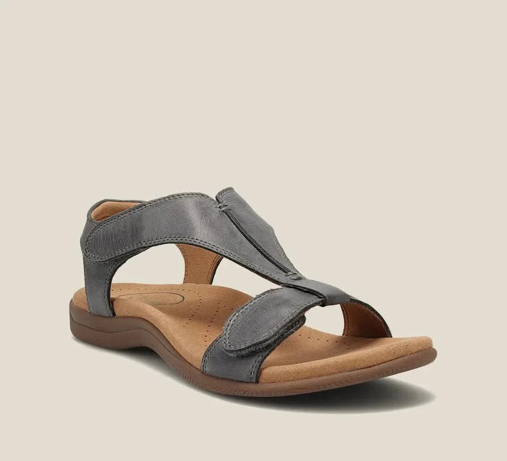 Serenity Fit Comfort Sandals - Grey
