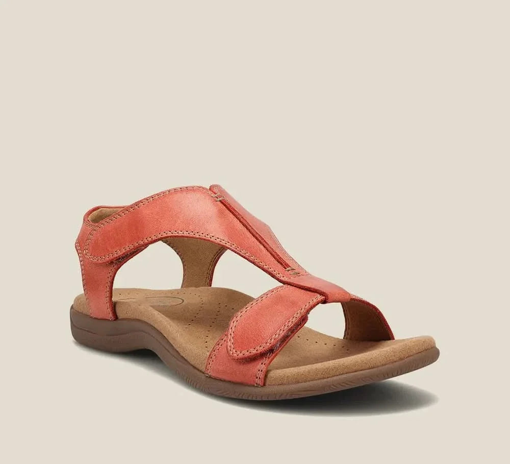 Serenity Fit Comfort Sandals - Orange