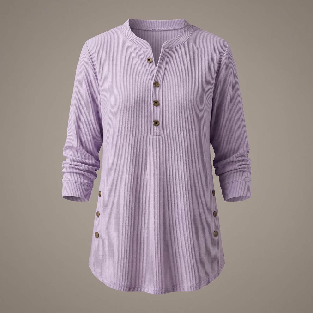 Serenity Ease Tunic Top - Lila