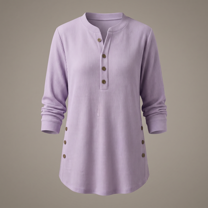 Serenity Ease Tunic Top - Lila
