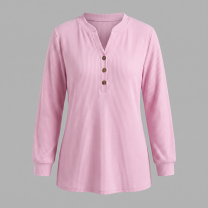 Serenity Ease Tunic Top - Pink
