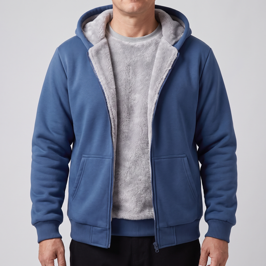 Sherpa Lined Hooded Jacket