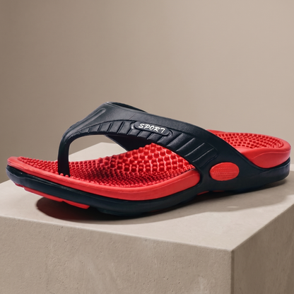 Shorewell Comfort Beach Slides - Red