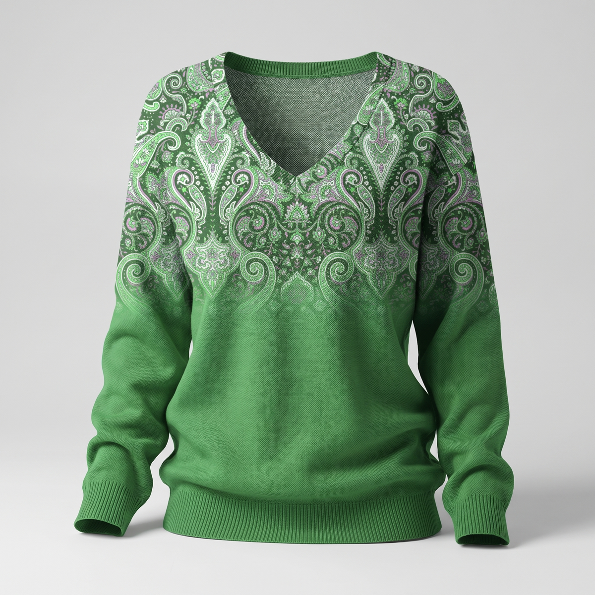 Sienna Cosy Casual Sweater - Green