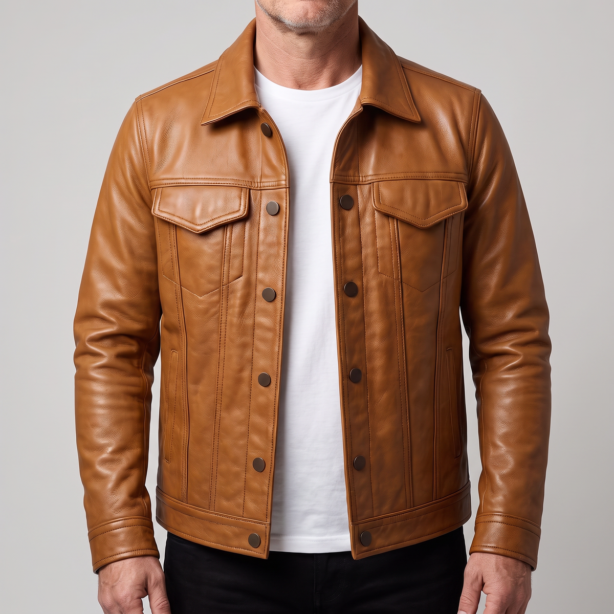 Signature Leather-Look Rider Jacket