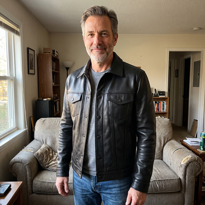 Signature Leather-Look Rider Jacket