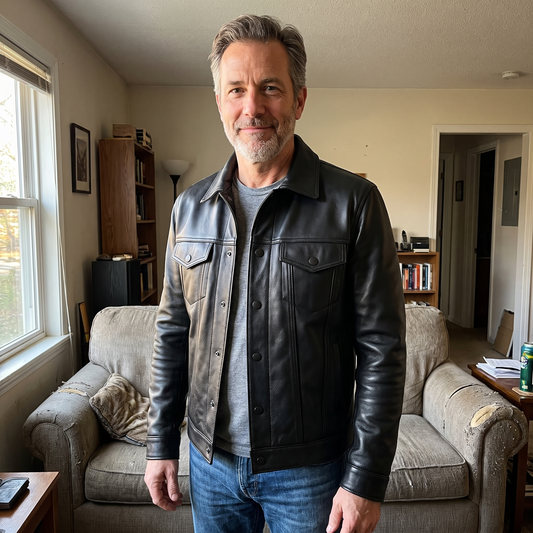 Signature Leather-Look Rider Jacket