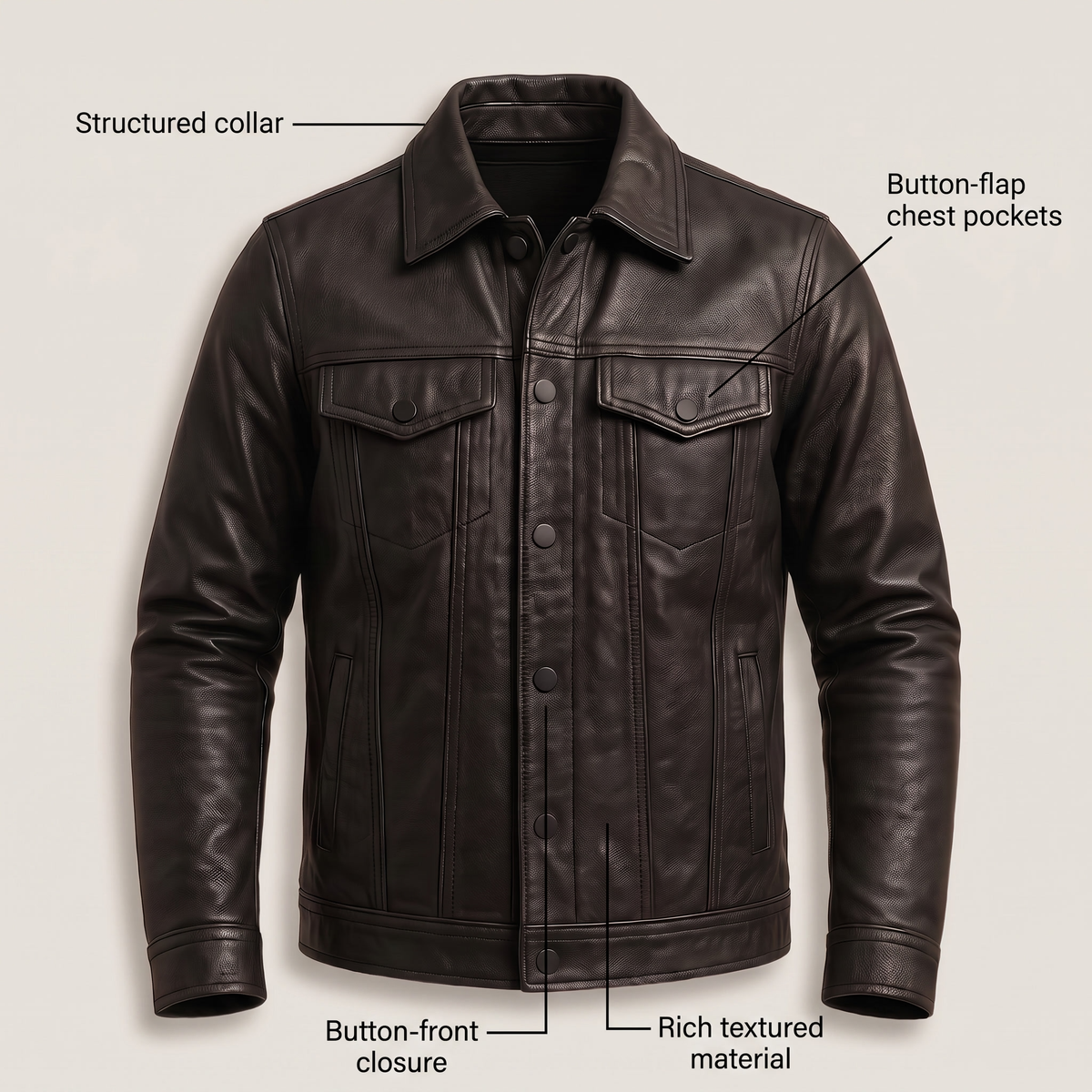 Signature Leather-Look Rider Jacket