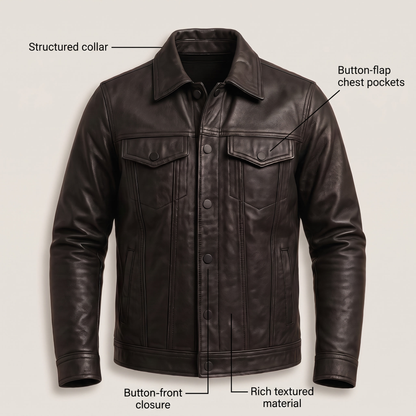 Signature Leather-Look Rider Jacket