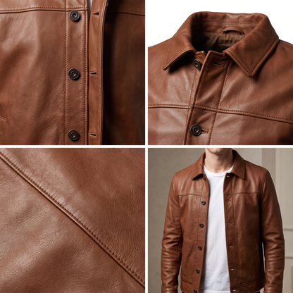 Signature Leather-Look Rider Jacket