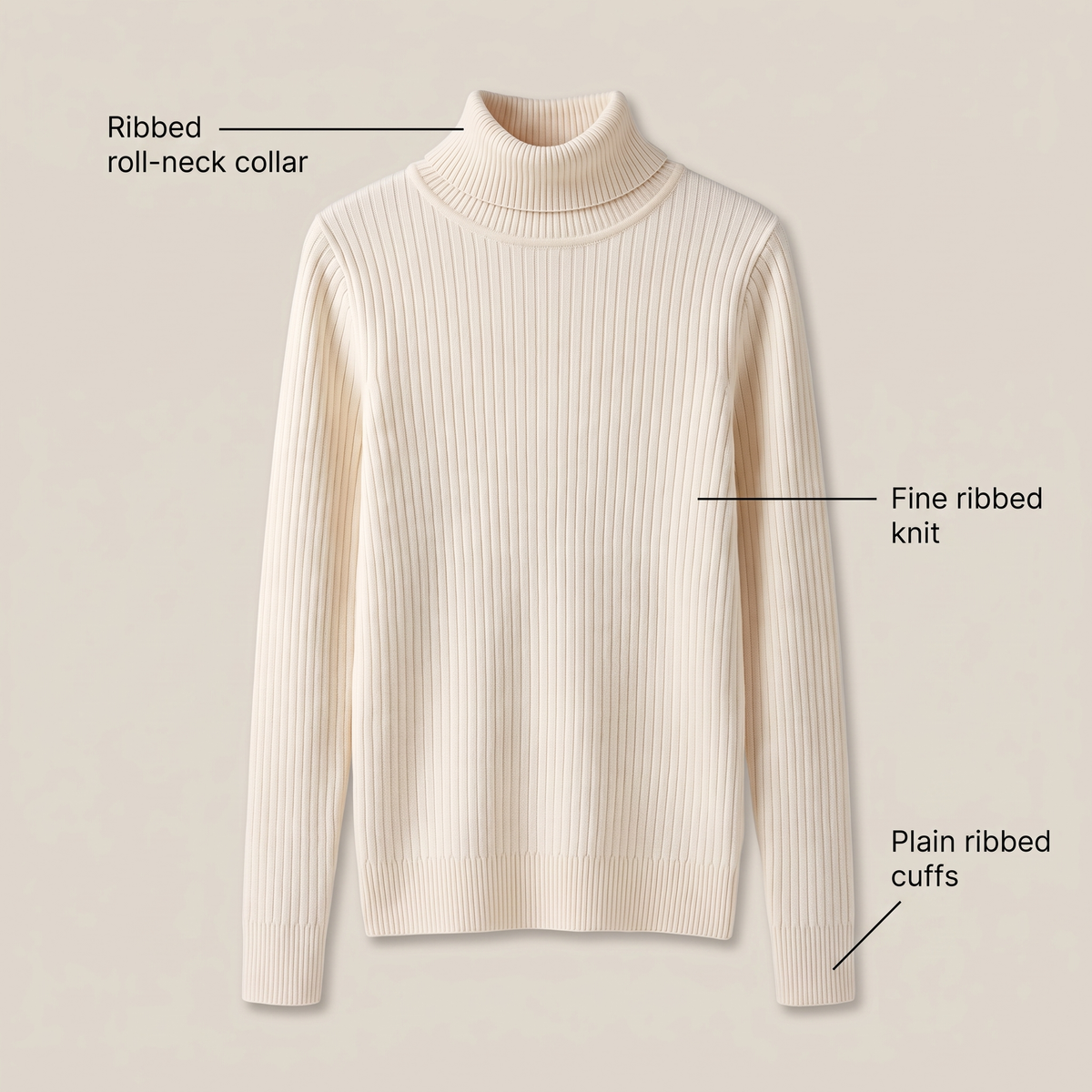 Sleek Ribbed Knit Top