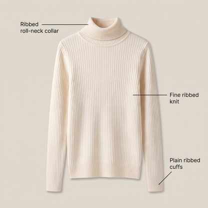 Sleek Ribbed Knit Top