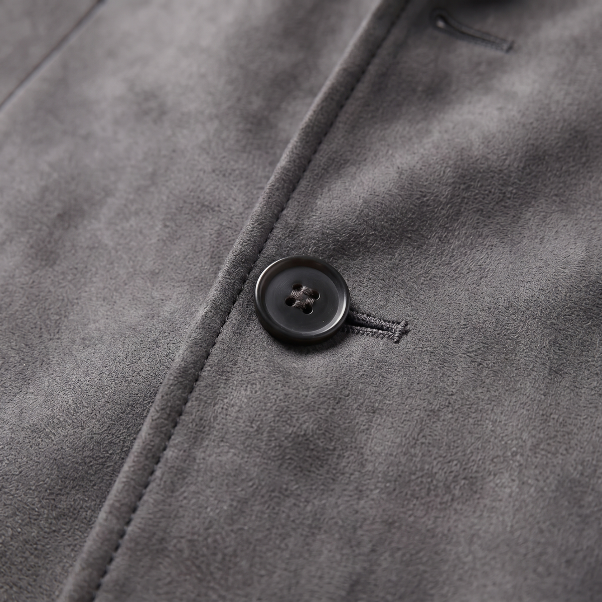 Slim Line Suede-Look Jacket