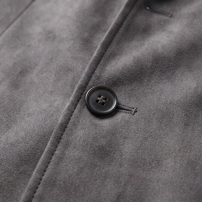 Slim Line Suede-Look Jacket