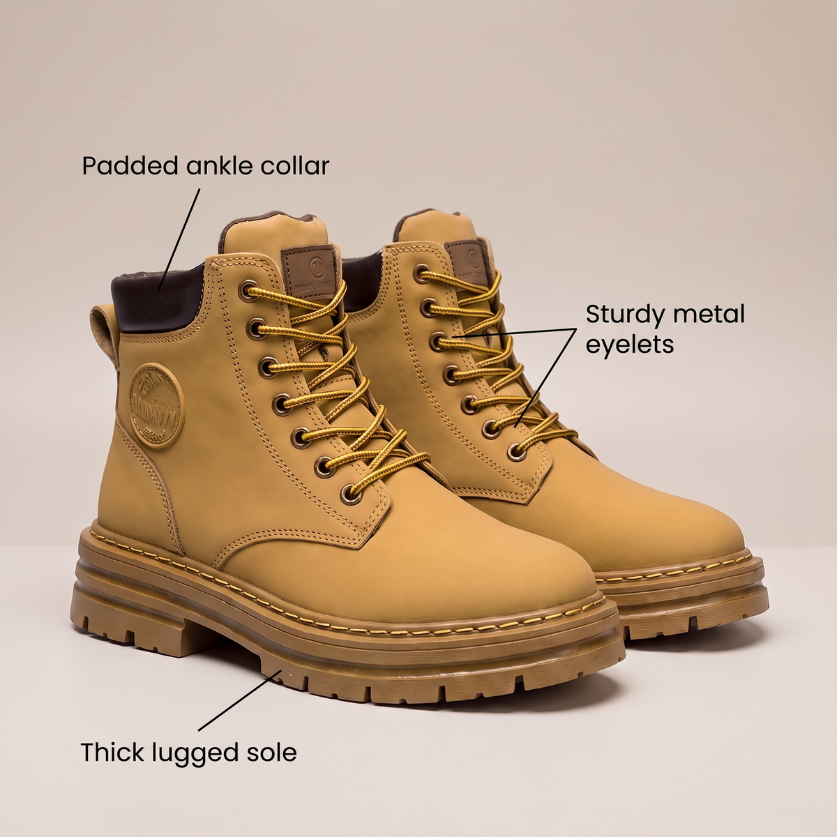 Sloane Leather-Look Ankle Boots