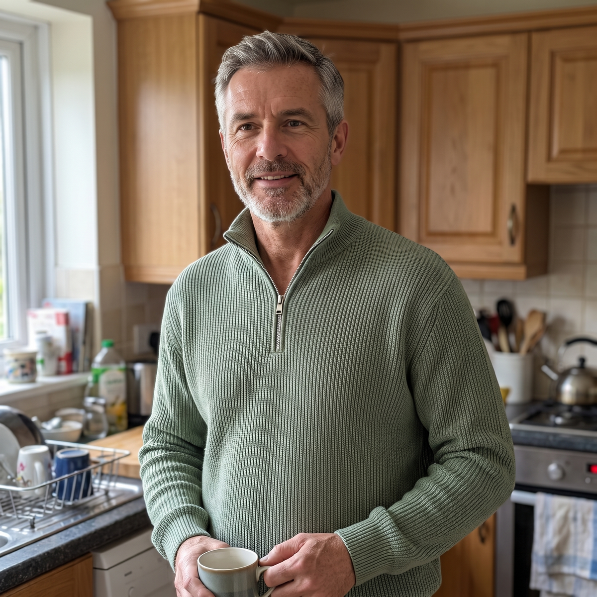 Smart Casual Ribbed Jumper