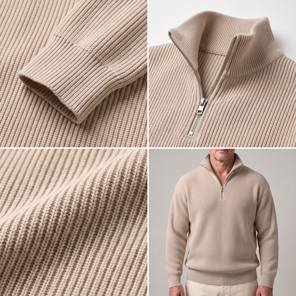 Smart Casual Ribbed Jumper