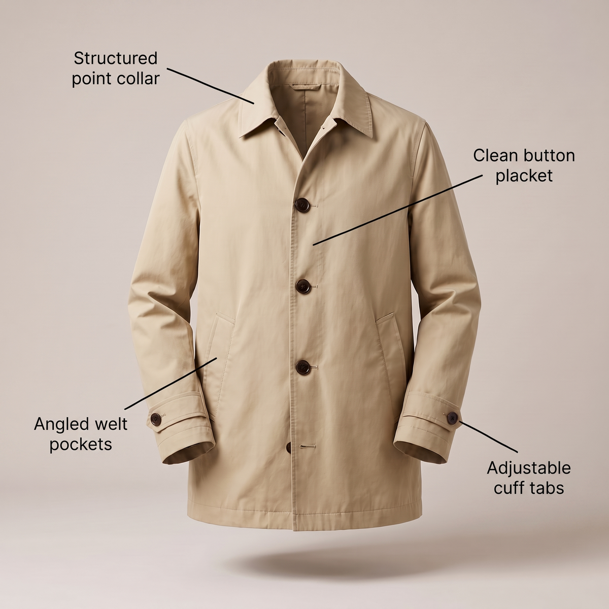 Smart City Trench Coat