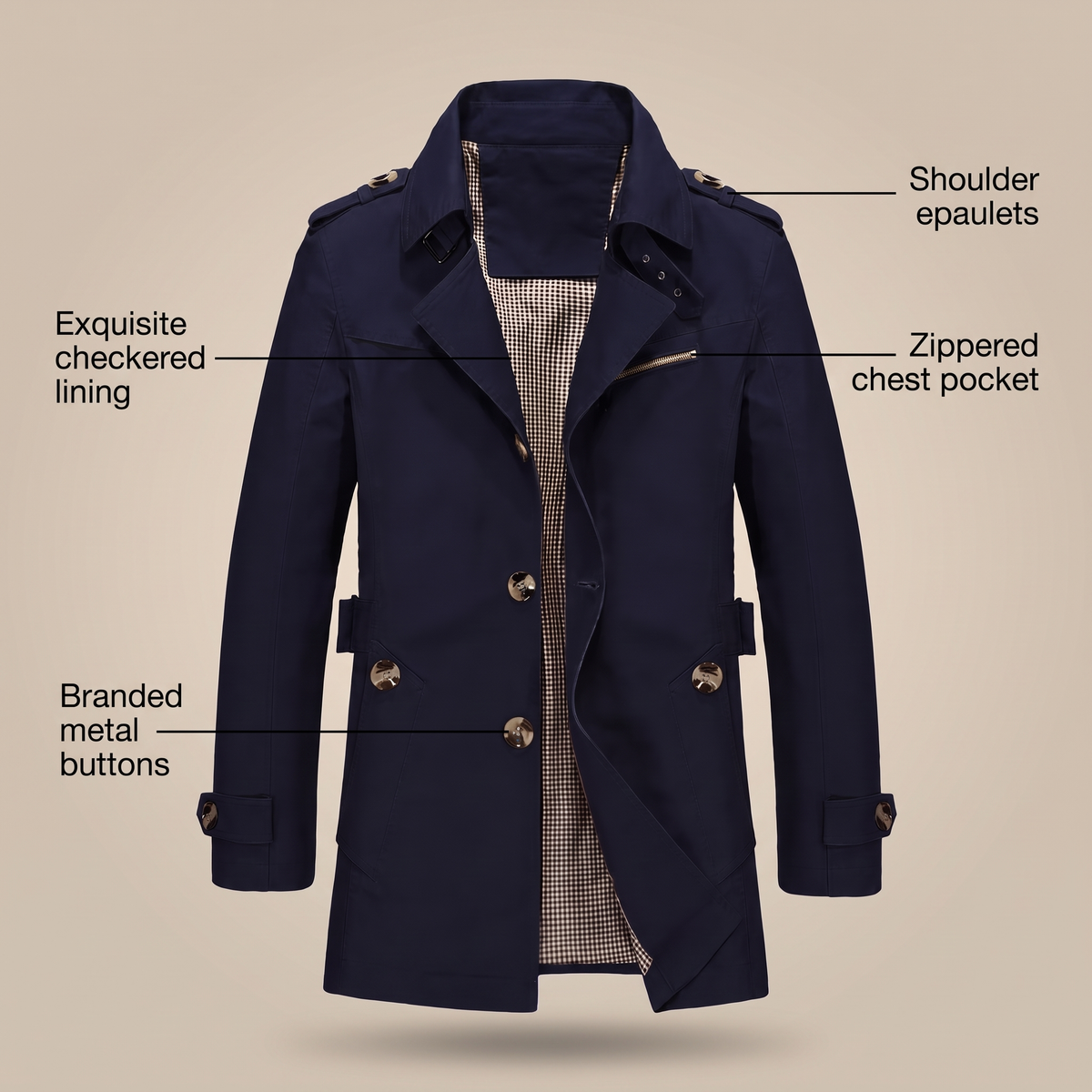 Smart Cotton City Coat