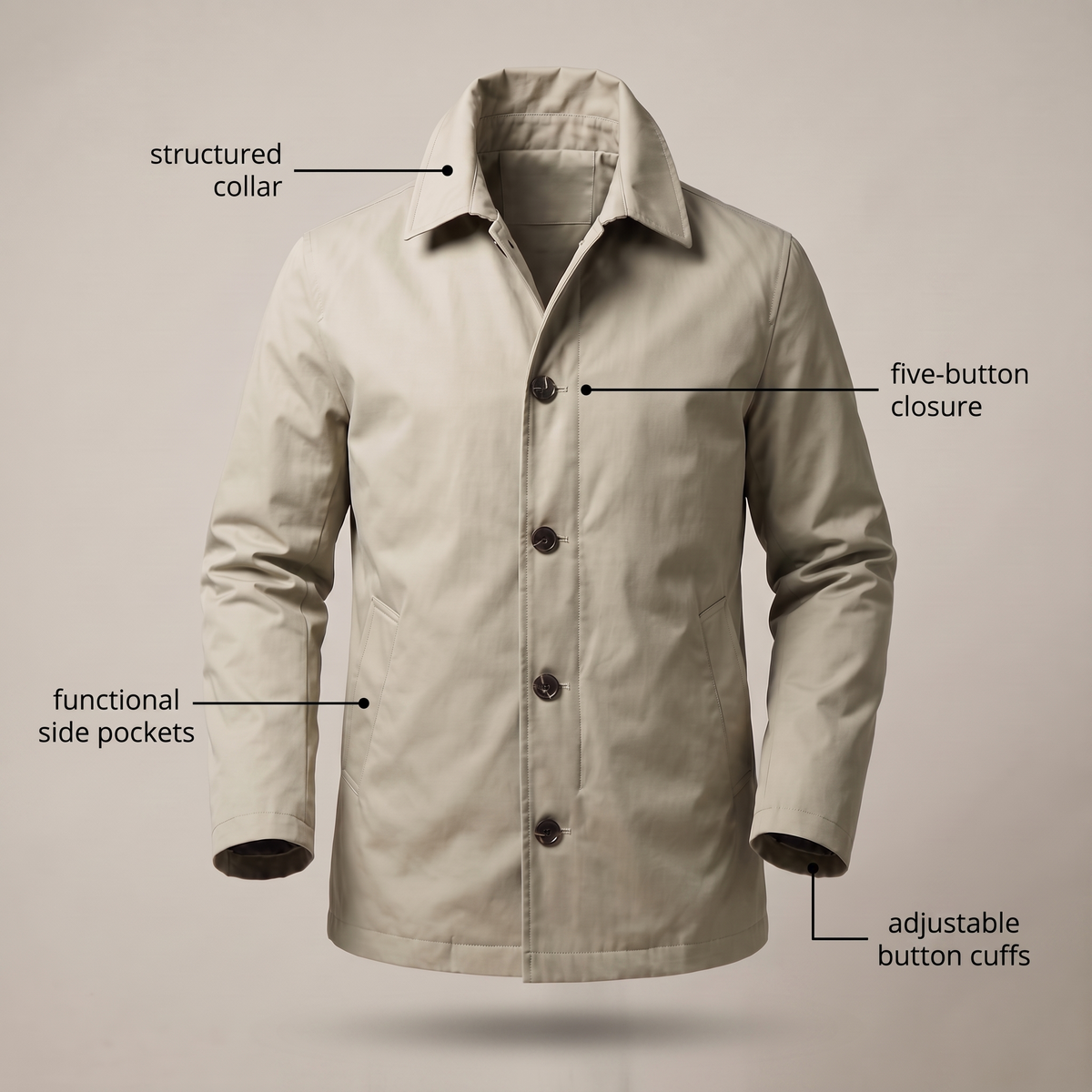 Smart Weather-Ready Rain Coat