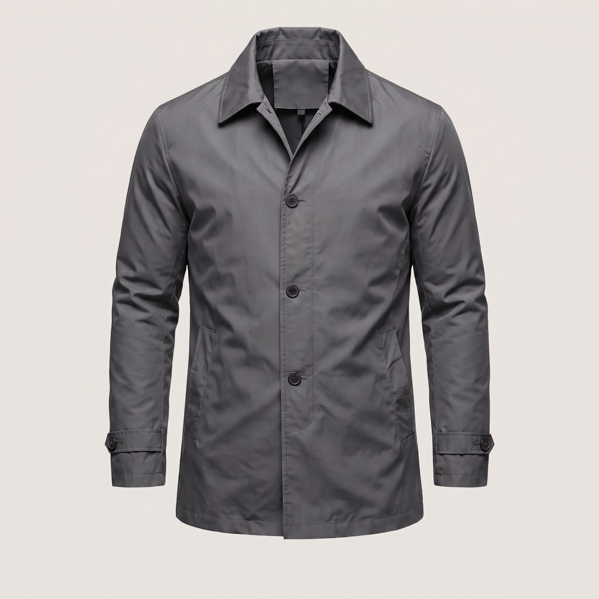Smart Weather-Ready Rain Coat - Grey