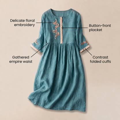 Sofia Linen Dress