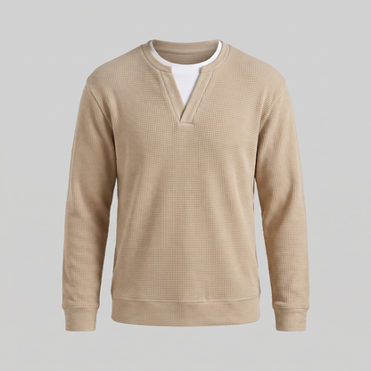 Soft Texture Everyday Top - Apricot