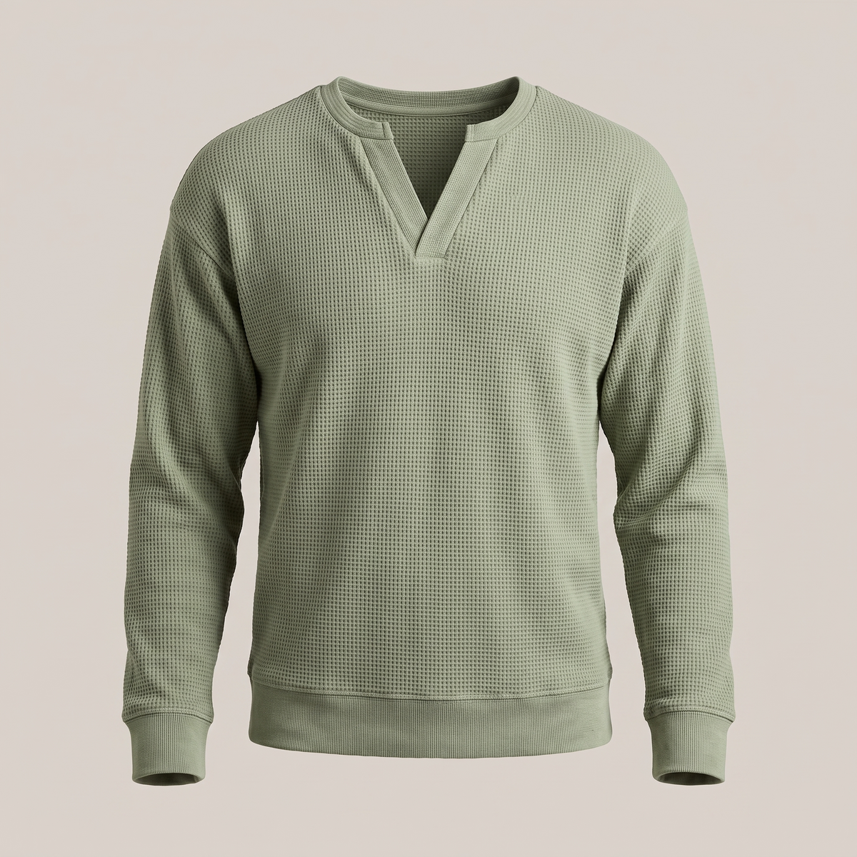 Soft Texture Everyday Top - Light Green