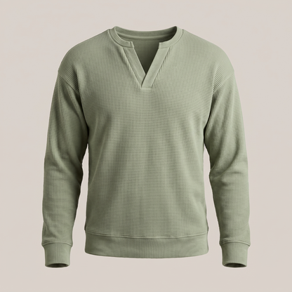 Soft Texture Everyday Top - Light Green