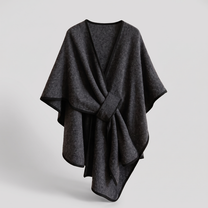 Soft Touch Belted Knit Cardigan - Dark Grey