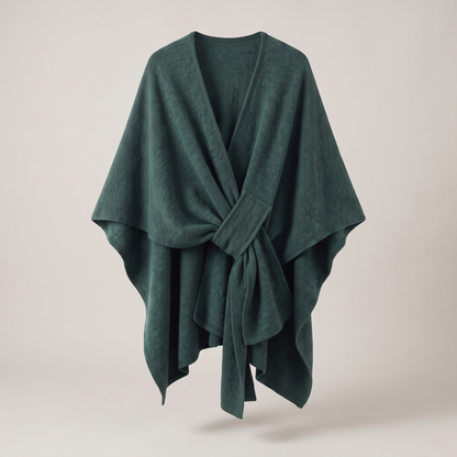 Soft Touch Belted Knit Cardigan - Forest Green