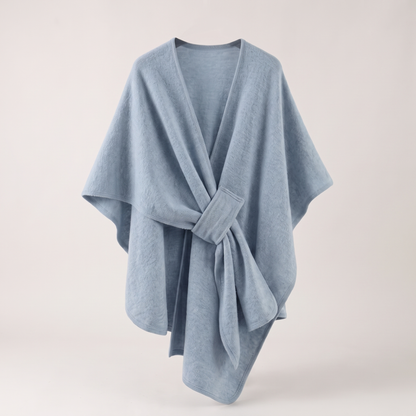 Soft Touch Belted Knit Cardigan - Sky Blue