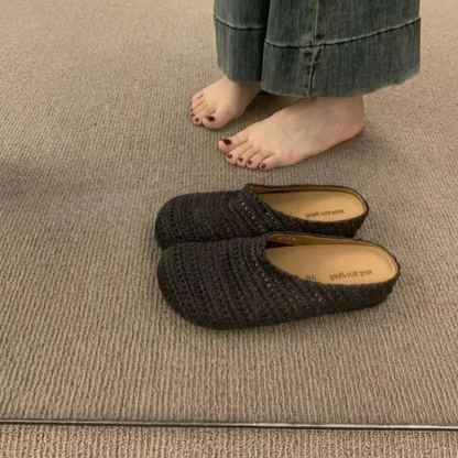 Solara Summer Mules - Black