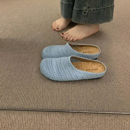 Solara Summer Mules - Blue
