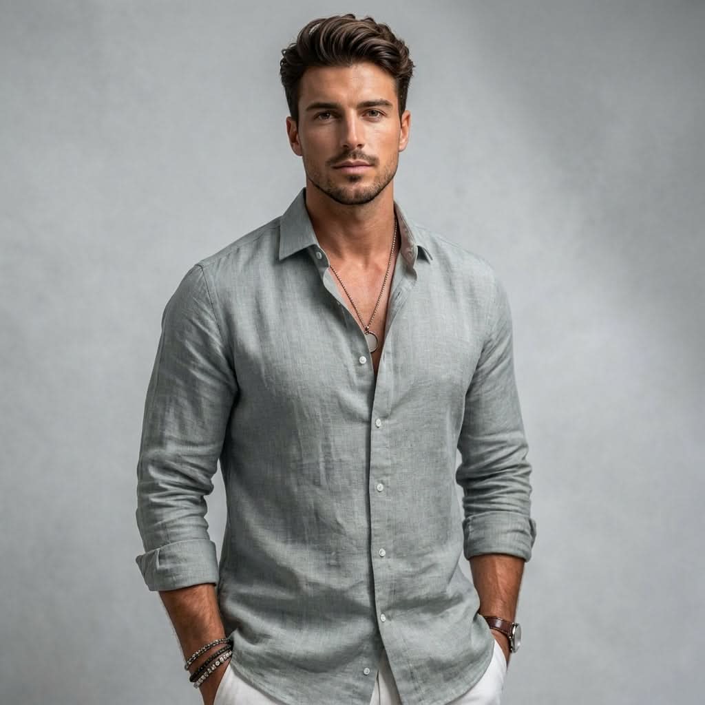 Solaro Coastal Shirt - Grey